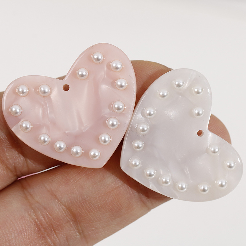 アクセサリーパーツ 貼り付け diyパーツ ピアスパーツ 手作りパーツ ハンドメイド 手芸パーツ ハート