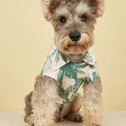 夏の新作、ハワイアンスタイル、犬の服、猫のシャツ、ペットの服