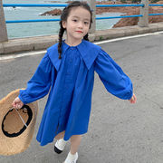 韓国風子供服 子供 キッズ 女の子 ワンピース 新作  ゆったり 可愛い ロングワンピ