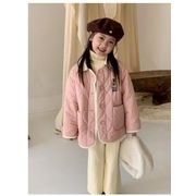 ジャケット　アウター 子供/女の子 暖かい 秋服冬服 カジュアル　クマ　かわいい　韓国風
