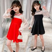 子供服 ワンピース 160 韓国子供服 キッズ 女の子 春服 長袖ワンピース 子供ドレス 誕生日 子ども服