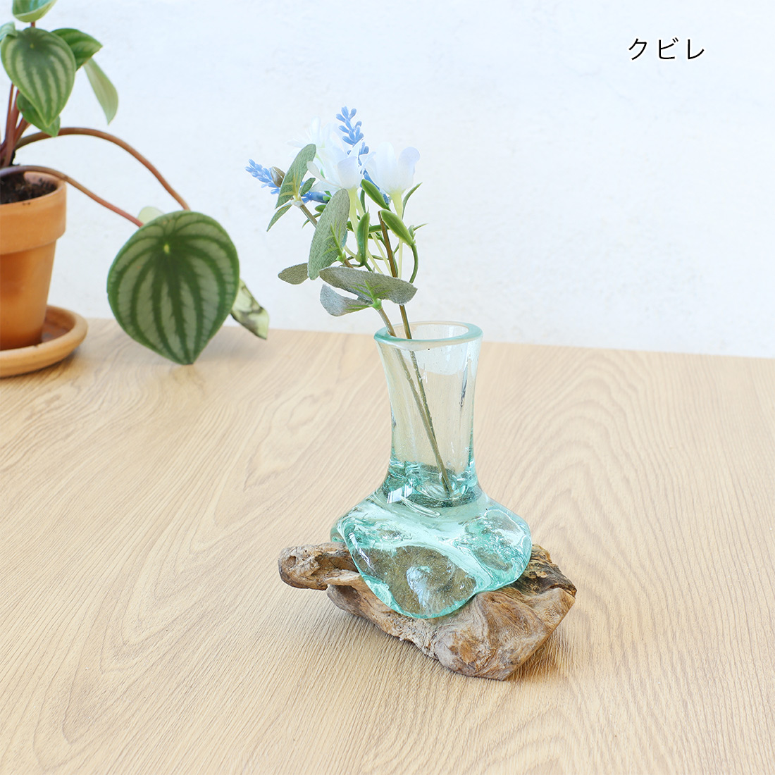 花瓶 木製 アジアン雑貨 民芸品 置物 r-gff-ll-1.jpg