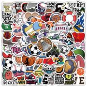 100 枚/セットスポーツ用品 ステッカー防水  サッカー バスケットボールシール手帳素材 貼紙
