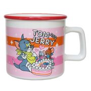 【マグカップ】トムとジェリー ラウンドリップマグカップ ケーキ