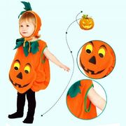 ハロウィン コスチューム 子供服 パンプキン かぼちゃ ベビー 半袖 仮装 衣装 パーティー 撮影