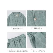 韓国子供服 スーツセットアップ 女の子 夏 ブレザー + キャミソール+ショートパンツ 3点セット キッズ
