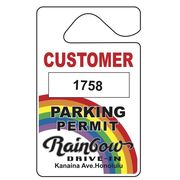 Rainbow Drive-In　パーキングパーミットタグ