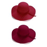 ハット　帽子　女優帽　小顔効果　レディース　つば広　リボン付き　紫外線対策　UVカット