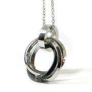 ステンレス ネックレス リング シルバー レディース メンズ アクセサリー