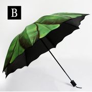 折りたたみ傘 日傘 レディース 雨傘 晴雨兼用傘 プリント 紫外線対策 完全遮光 軽量