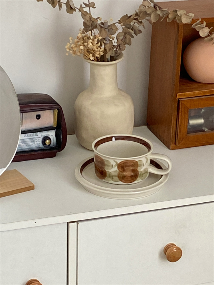 信じられない驚きの大特価 誕生日プレゼント 手土産 手描き 陶磁器カップ コーヒーカップ マグカップ