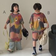 子供服　90~150cm　キッズTシャツ＆ロンT　兄弟お揃い　韓国キッズ服