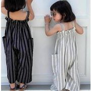 2024 夏新作 ins 韓国版 サロペット 綿 洋風 3～8歳 女の子 ズボン 夏服 子供服