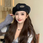 2024新作 レディース帽子  韓国風  キッズ ベビー =ニット帽子 デニム  おしゃれ  3色