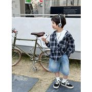 2024夏新作  ベビー服 韓国風子供服  男の子カジュアルパンツ 五分ズボン    100cm-160cm