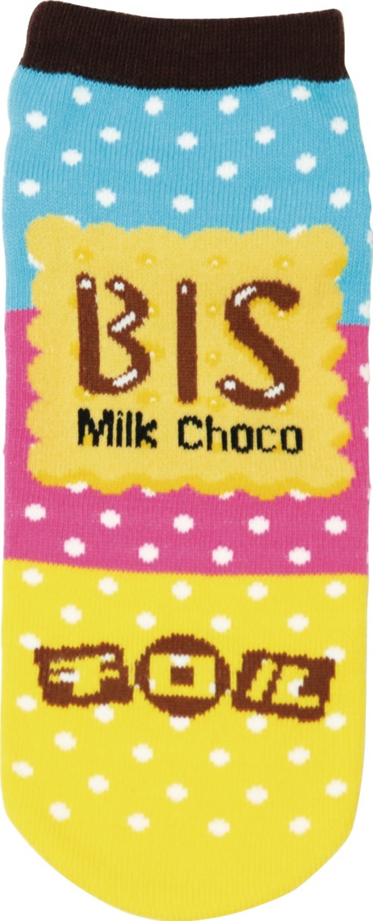 ソックス お菓子のパッケージシリーズ チロルチョコ ビス サイズ：大人用(22～24cm) JGS0529