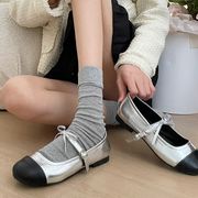バレエシューズ　靴　パンプス　デザイン　春夏　リボン　レディース　韓国ファッション