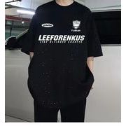 【予約223167】大きいサイズ春夏新作 韓国 レディース ファッション  スパンコール付 Tシャツ  LL-4L