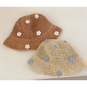 2025新品★帽子★子供用麦わら帽子★キッズ 帽子★子供&大人★2色