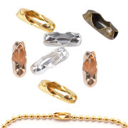 ボールチェーンコネクター チェーン留め具 1.5mm 2.0mm アクセサリーパーツクラフトパーツ 手芸材料