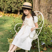 ガールズドレス 夏の半袖ドレス 韓国の子供服 かわいいドレス