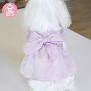 ペット服 リボン ガーゼスカート 猫服 犬服 ペット用品 ファッション ペットスカート