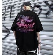 2024春夏新作 メンズ 男 カジュアル  半袖 プリント トップス Tシャツ インナー