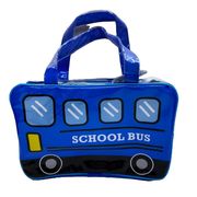 GDI-1716 ビニールボストンバッグ スクールバス ブルー
