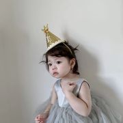ins風　赤ちゃん　クラウンハット　プリンセス　ハーフバースデー　誕生日　メモリアル　お祝い　髪飾り