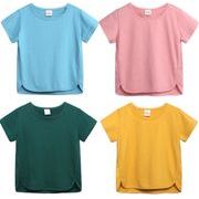 夏 韓国ファッション 半袖シャツ キッズ ブラウス トップス カジュアル ｔシャツ 子供服　80-140 6色