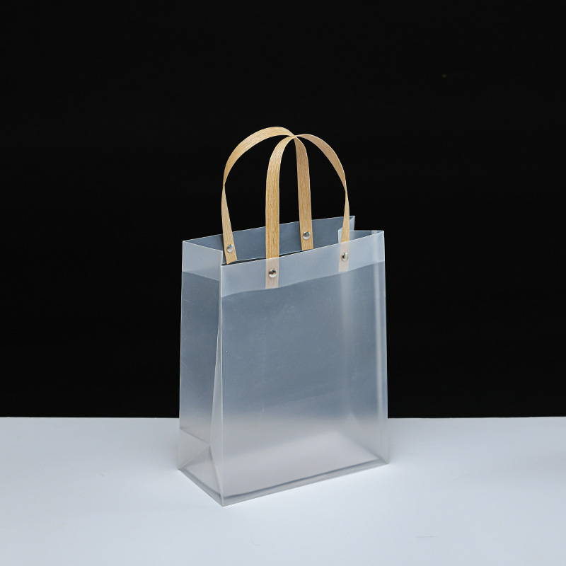 業務用】透明☆お土産袋☆pp袋☆贈り物☆PVCギフトバッグ☆手提げ袋