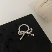 メタルリボン指輪　リング　蝶結び　デザイン　アクセサリー　レディース　INS　韓国ファッション