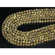 【丸ビーズ】ルチルクォーツ (5A) 6mm