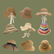 夏新作 帽子 レディース 麦わら帽子 草編み帽子 日よけ帽子 ストローハット 日焼け防止 紫外線カット