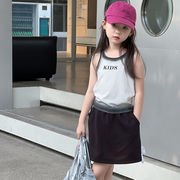 子供服　90~150cm　キッズTシャツ＋ミニスカート　スポーツウェア　韓国キッズ服