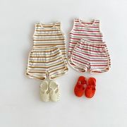 ★Baby★　ベビー服　66~100cm　ベビータンクトップ＋パンツ　韓国キッズ服