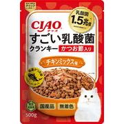 いなばペットフード　CIAO すごい乳酸菌クランキー かつお節入り チキンミックス味 500g