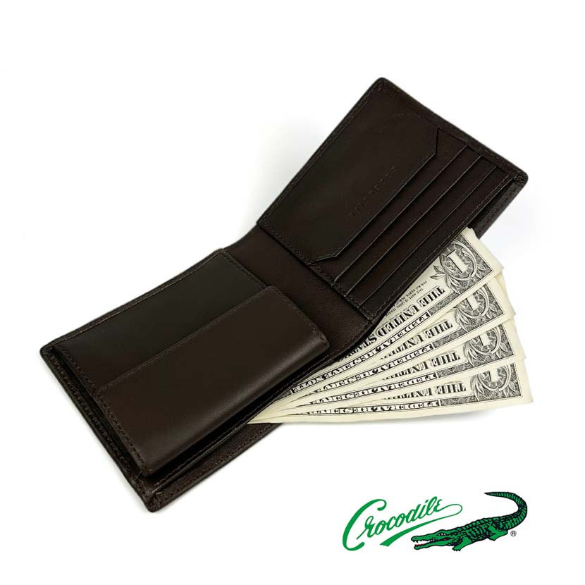 CROCODILE クロコダイルレザー 二つ折り財布 ブラック 楽天市場】CROCODILE(クロコダイル)二つ折り 長財布 ロングウォレット