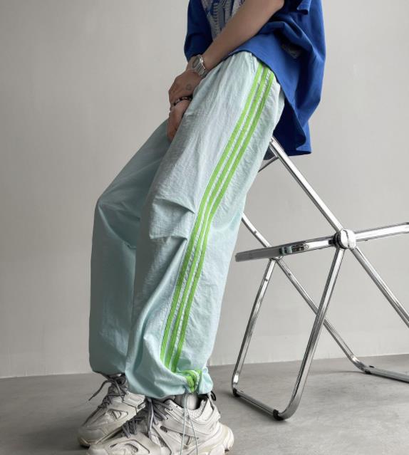 2024春夏新作 メンズ ボトムス カジュアル パンツ スラックス ワイドパンツ 男  M-3XL