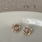 カメリア パールイヤリング ファッショングッズ レディースヘアアクセサリー