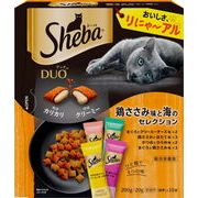 マースジャパンリミテッド　シーバ デュオ 鶏ささみ味と海のセレクション 200g