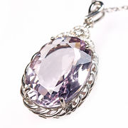 ボリビア産 ピンクアメジスト ローズアメジスト SV925 ペンダント