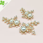 アクセサリーパーツ 大人気デコパーツ 髪飾り DIY素材 ハンドメイド 貼り付けパーツ 合金パーツ