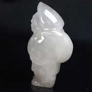 彫刻品 水晶 大黒天 置物 五穀豊穣 家産増進 子孫繁栄 天然石
