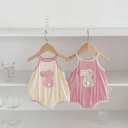 ★BaBy★　ベビーロンパース　66~90cm　ウサギオールインワン　韓国ベビー服