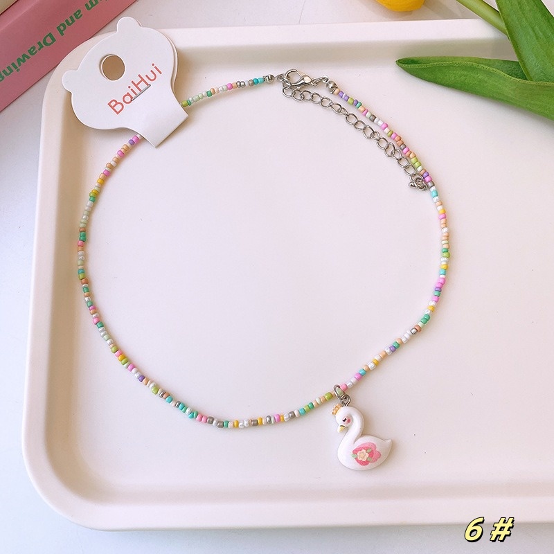 SPINNS ネックレス クリアモチーフ Y2Kネックレス レディース