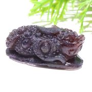 置物　三脚蟾蜍　アイオライトサンストーン　銭蛙　三本足蛙　パワーストーン　天然石