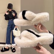 もこもこルールシューズサンダル