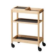 トーレ ワゴン(トレー付)　収納/家具/インテリア/オシャレ/配膳/食事/リビング