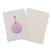 シースルーカード 花瓶 ラナンキュラス